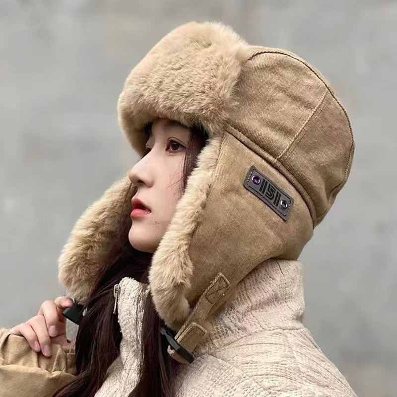Trapper Hat Ear Flap - Унисекс зимняя толстая шапка в стиле
