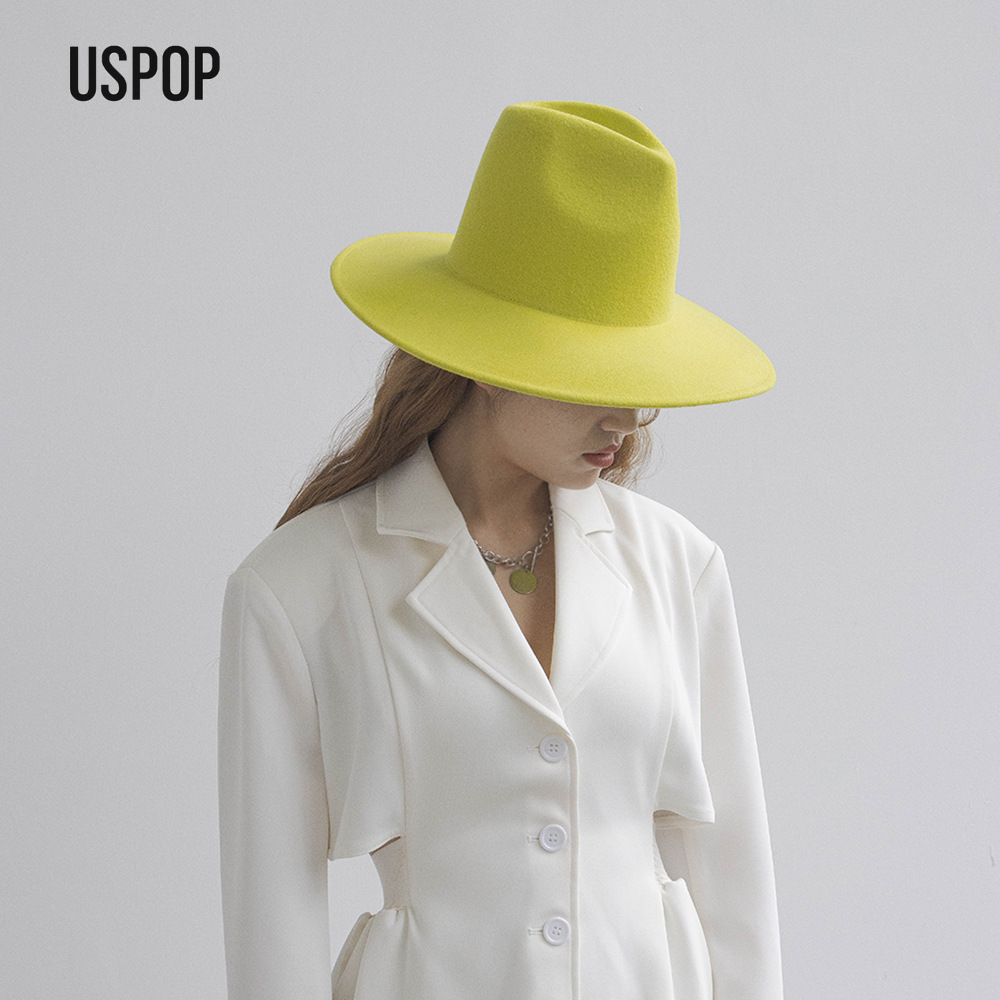 USPOP осенне-зимняя модная одн – обзор и цена Fedora Hat Wool
