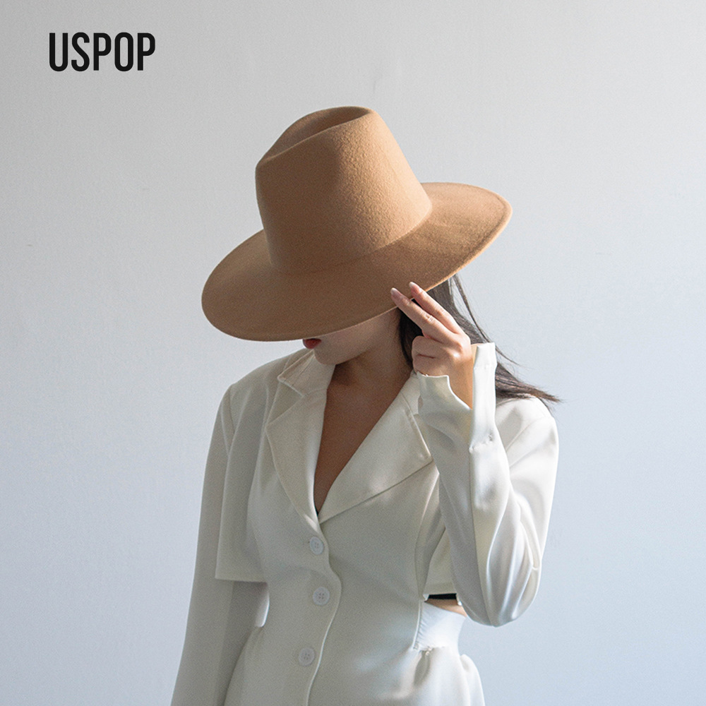 USPOP осенне-зимняя модная одн – обзор и цена Fedora Hat Wool