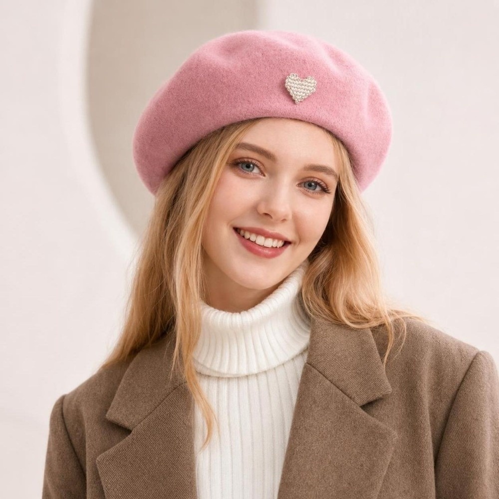 Модные теплые зимние шерстяные – обзор и цена Beret French Wool