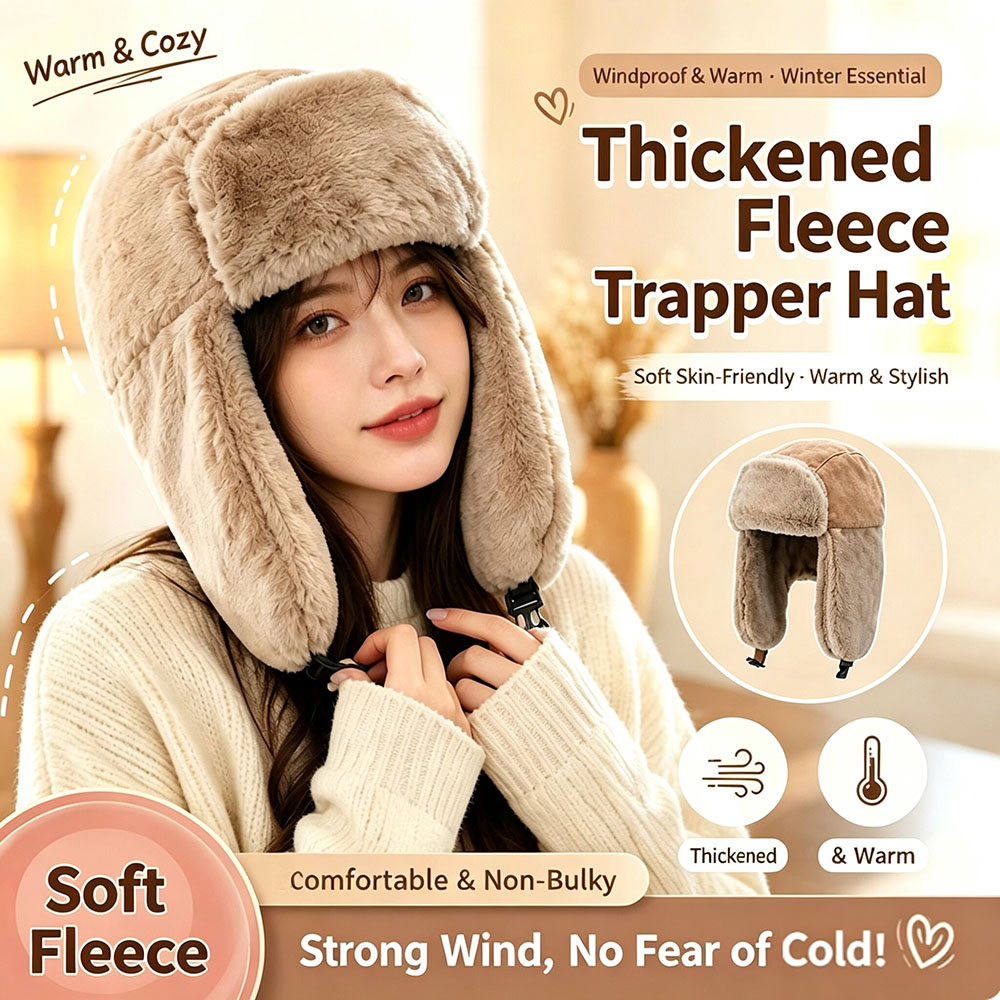 Унисекс, толстая плюшевая шапк – обзор и цена Trapper Hat Ear Flap