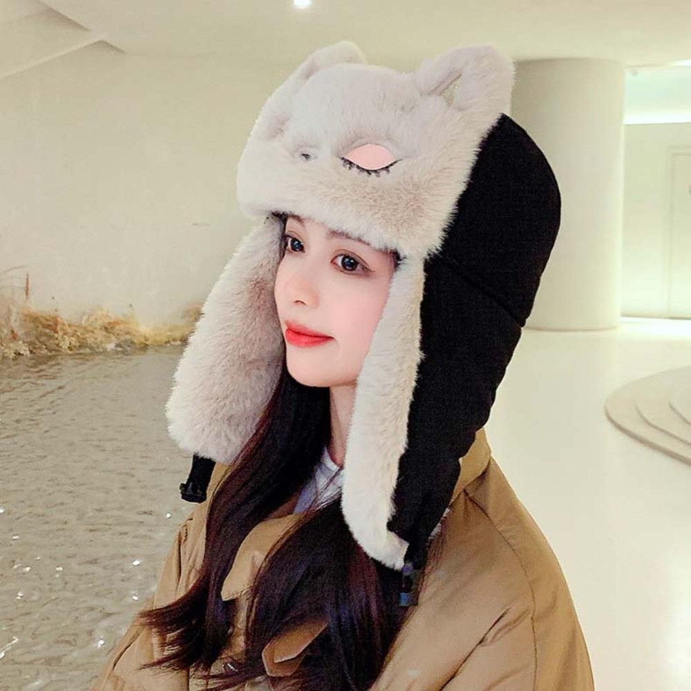 Утепленная милая шапка-траппер – обзор и цена Trapper Hat Ear Flap