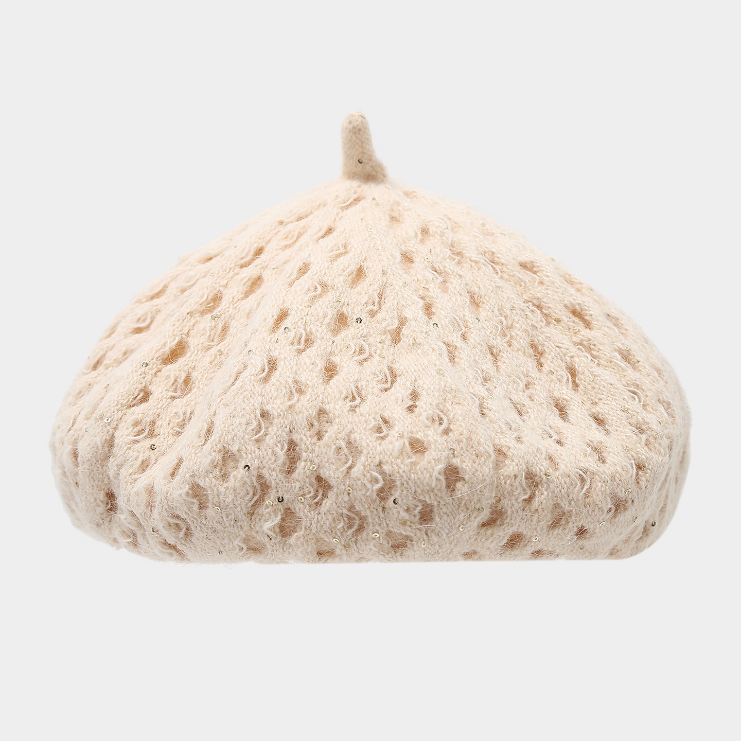 Новая женская вязаная шапка-бе – обзор и цена Beret French Wool
