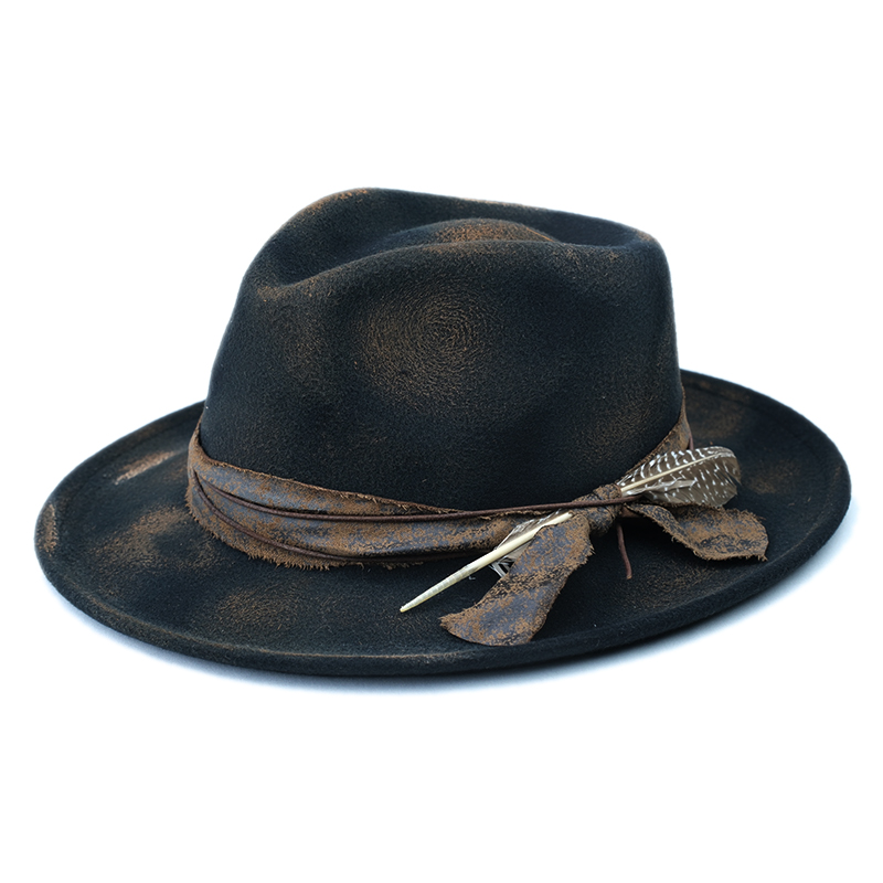 Оригинальная окрашенная огненн – обзор и цена Fedora Hat Wool