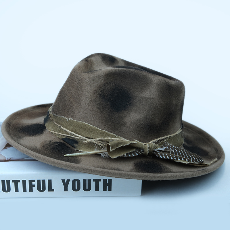 Оригинальная окрашенная огненн – обзор и цена Fedora Hat Wool